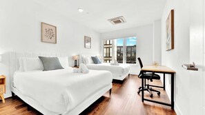 2 quartos, Wi-Fi, roupa de cama