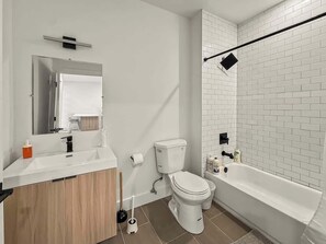 Shower, hair dryer