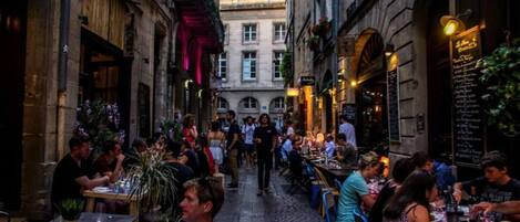 Udendørs spisemuligheder