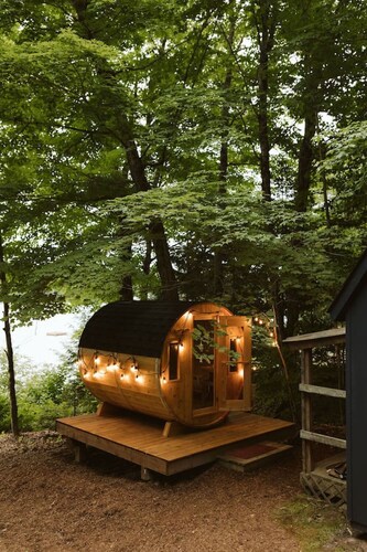 Fox Den|Sauna|BBQ|LakeAccess|PrivateBeach|Firepit