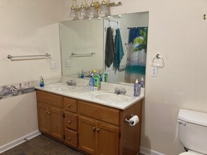 Towels, soap, toilet paper