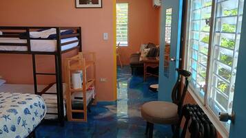 1 bedroom, iron/ironing board, travel crib, free WiFi