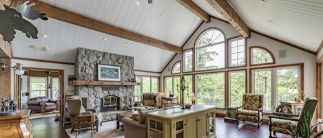 Great Room & Fireplace