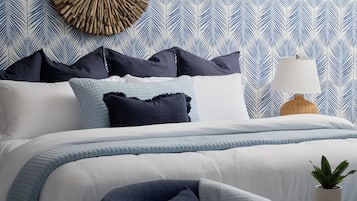 5 soveværelser, skrivebord, strygejern/strygebræt, weekendseng