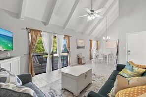 Condo, 1 King Bed with Sofa bed (Seascape Golf Villa 34C) | Living area - Seascape Golf Villa 34C (Miramar Beach)