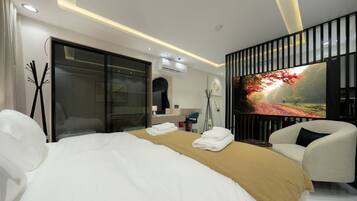 1 dormitorio, wifi gratis, ropa de cama y accesible en silla de ruedas