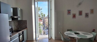 House in the center near the port and station