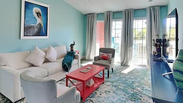 Leilighet (1 Bedroom) | Oppholdsområde | TV