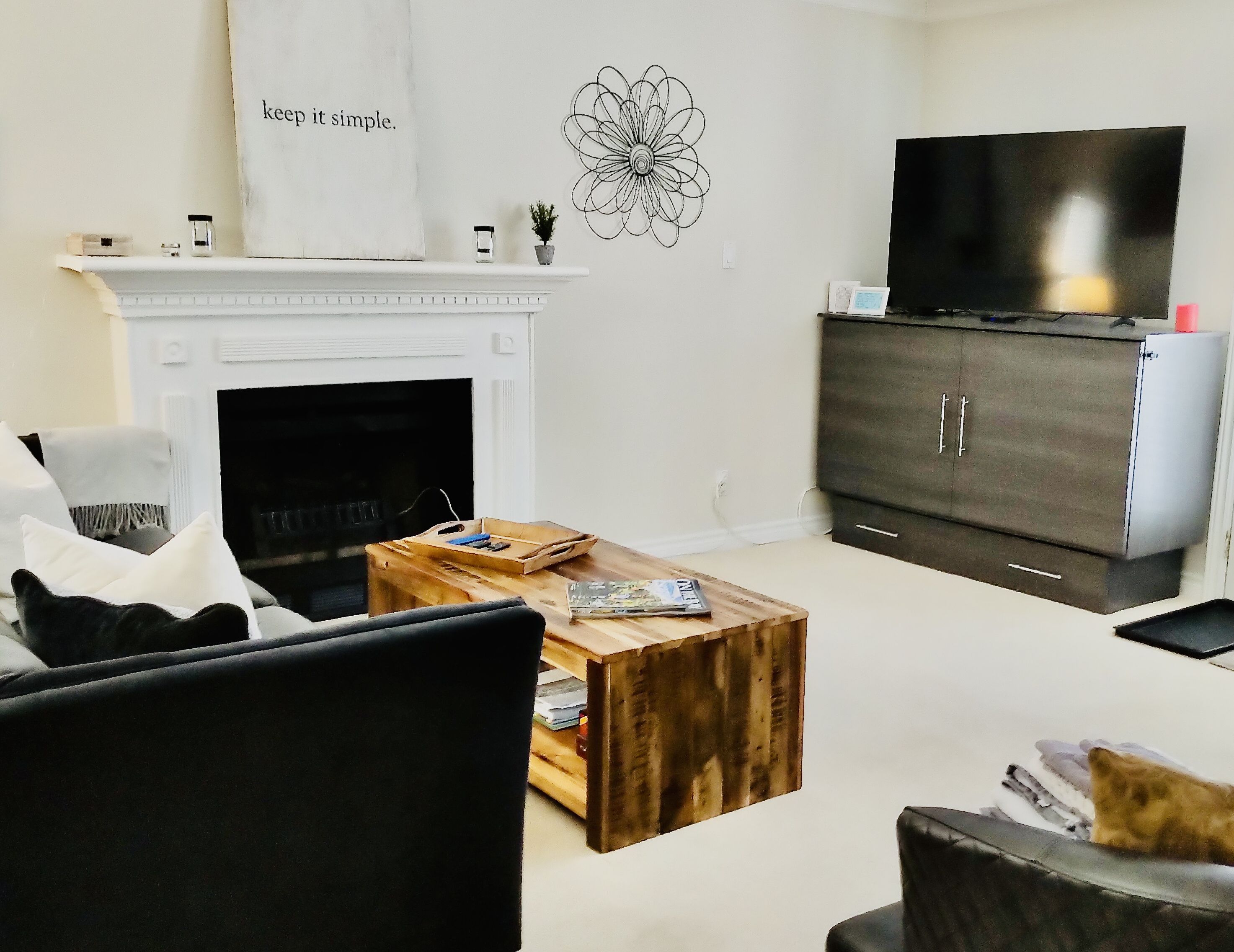 智能電視、壁爐