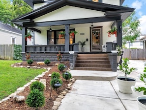 Exterior - College Hill Creole - Hot Tub! Massage Chair! Fire Pit! Amazing Outdoor Space! (Wichita)