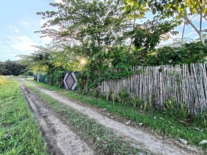 Property grounds - Charming 2-bedroom beach house in CR's only Blue Zone with AC, WiFi and Jacuzzi. (Lepanto)