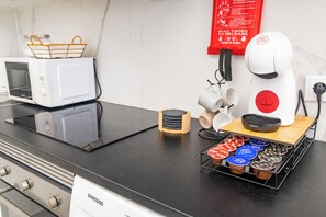 Microwave, oven, stovetop