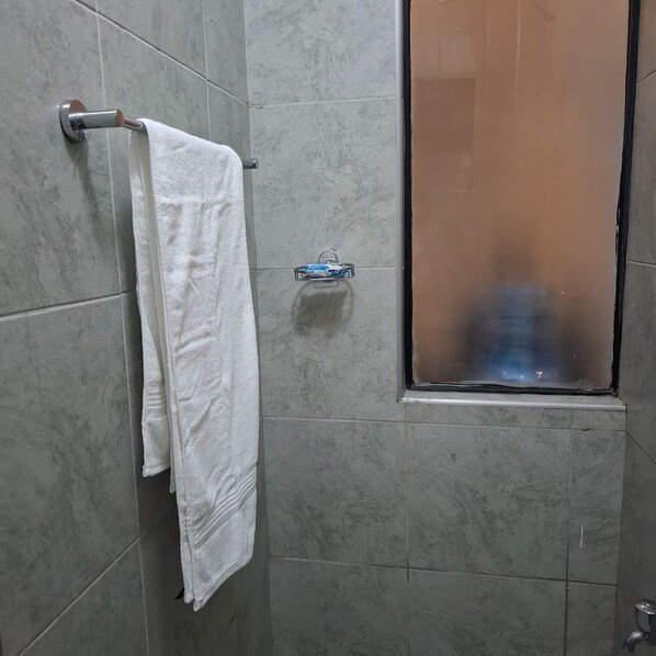 Towels, soap, toilet paper