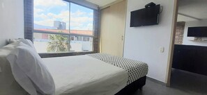 Standard-Apartment, Stadtblick