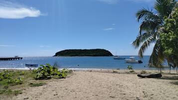 Sun-loungers, beach towels