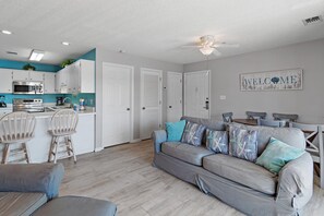 Condo, Multiple Beds (St. Martin Beachwalk Villas 122) | Living area