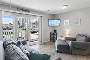 Condo, Multiple Beds (St. Martin Beachwalk Villas 122) | Living area - St. Martin Beachwalk Villas 122 (Destin)