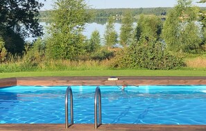 A heated pool - Gorgeous home in Ryd with sauna (Ryd)