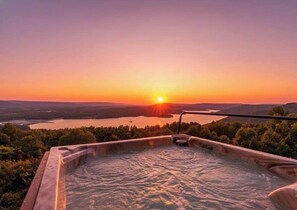 Idromassaggio all'aperto