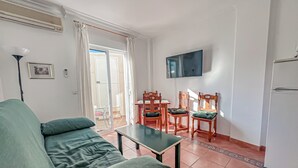 Apartment, 1 Bedroom, Smoking, Terrace | Living room - Charming Nerja Apartment With Sea Views (Nerja)