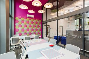 Sitteområde i lobbyen