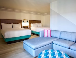 2 chambres, fer et planche à repasser, accès au Wi-Fi (inclus)