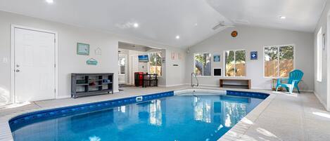 Piscine couverte, piscine chauffée