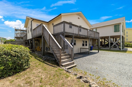 Steps to the Beach | Fenced Yard | Pet Friendly