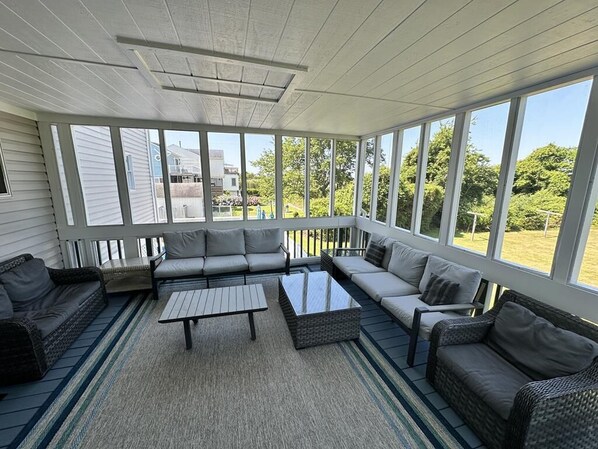 TV, fireplace, DVD player