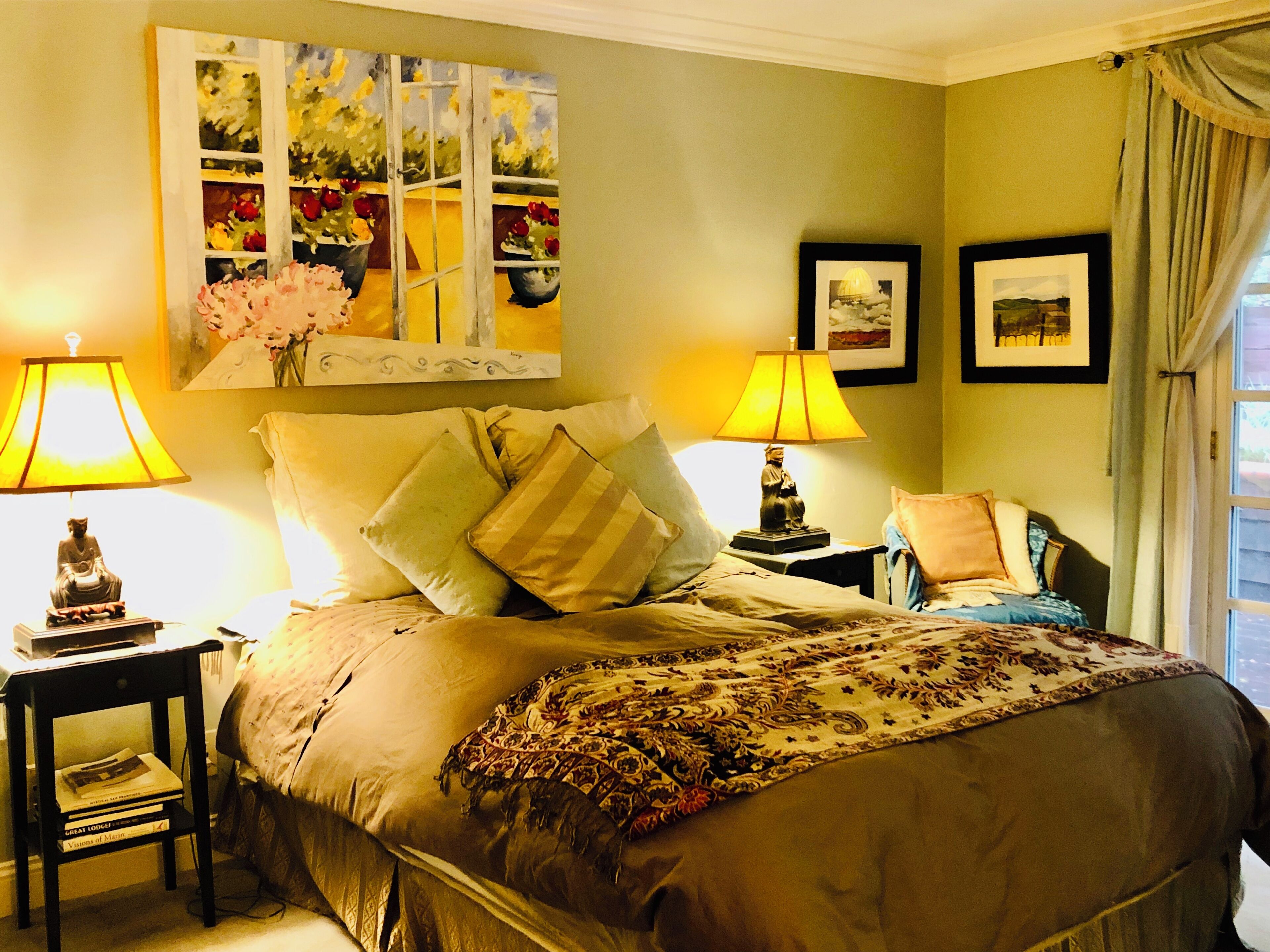 1 多间卧室、熨斗/熨衣板、WiFi、床单