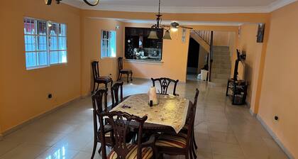 3-bedroom house in welcoming San Pedro de MacorĂs with AC, WiFi