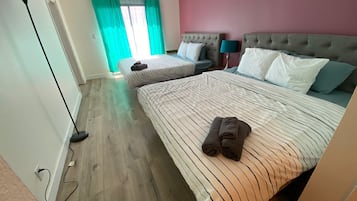 2 多间卧室、WiFi、床单