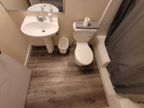 Towels, soap, toilet paper