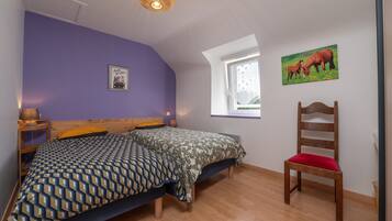 2 chambres, Wi-Fi gratuit, draps fournis