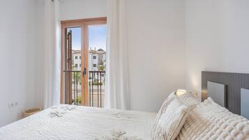 2 slaapkamers, beddengoed