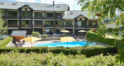 Appartement "L'ourson" avec vue sur la montagne, piscine partagée et Wi-Fi