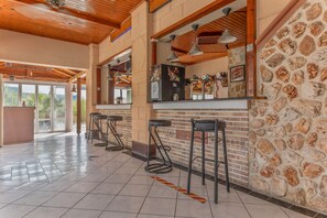 Bar (on property) - Room 'Triple Pool View' with Shared Pool, Wi-Fi and Air Conditioning (Zakynthos)