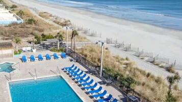 Indoor pool, outdoor pool