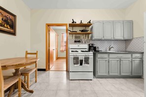 Microwave, oven, stovetop