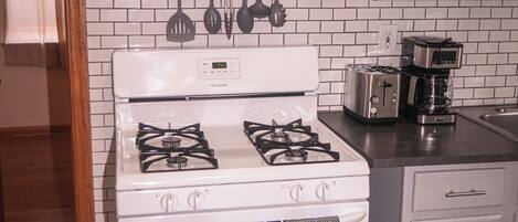 Microwave, oven, stovetop