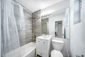 Hair dryer, towels