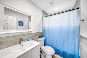 Hair dryer, towels