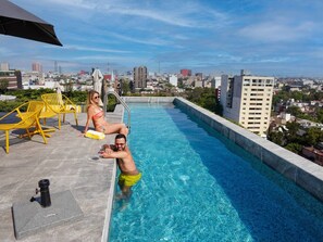 Pool - Loft *Skyline view* Rooftop pool, gym, bbq & more (Ciudad de México)