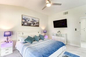 3 bedrooms, iron/ironing board, free WiFi, bed sheets