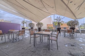 Luxury Apartment, City View | Terrace/patio