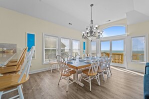 Dining - Waterfront Luxury, Private Pier, Gazebo, Resort Amenities & Panoramic Water Views (Hatteras)