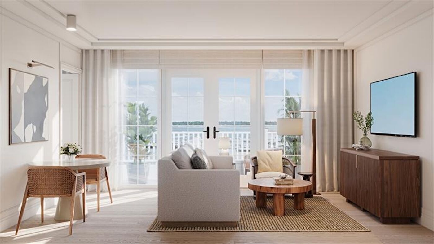 Suite, 1 King Bed with Sofa bed (Waterfront) | In-room safe, blackout drapes, iron/ironing board