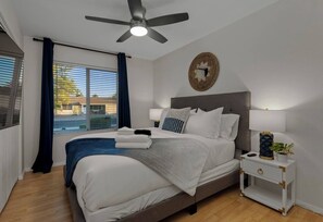 4 bedrooms, iron/ironing board, free WiFi, bed sheets