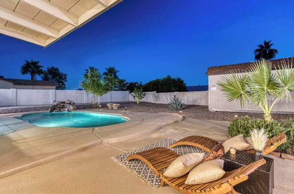 Una piscina climatizada