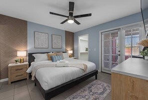 2 makuuhuonetta, silitysrauta/-lauta, ilmainen Wi-Fi, vuodevaatteet